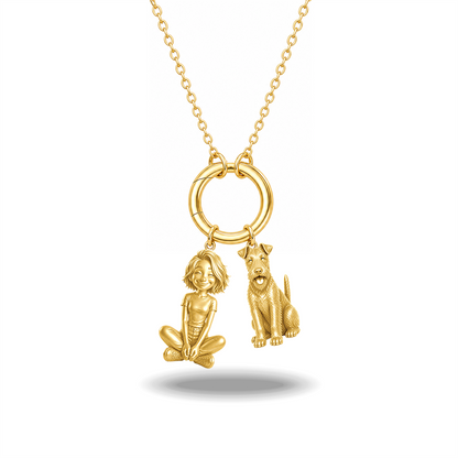 Fox Terrier - 18K Gold Vermeil - 1st