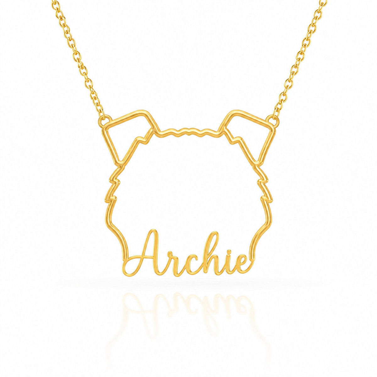 Soulyshine Fox Terrier - Wire Starry Slumber Personalized Pet Heart Bracelet