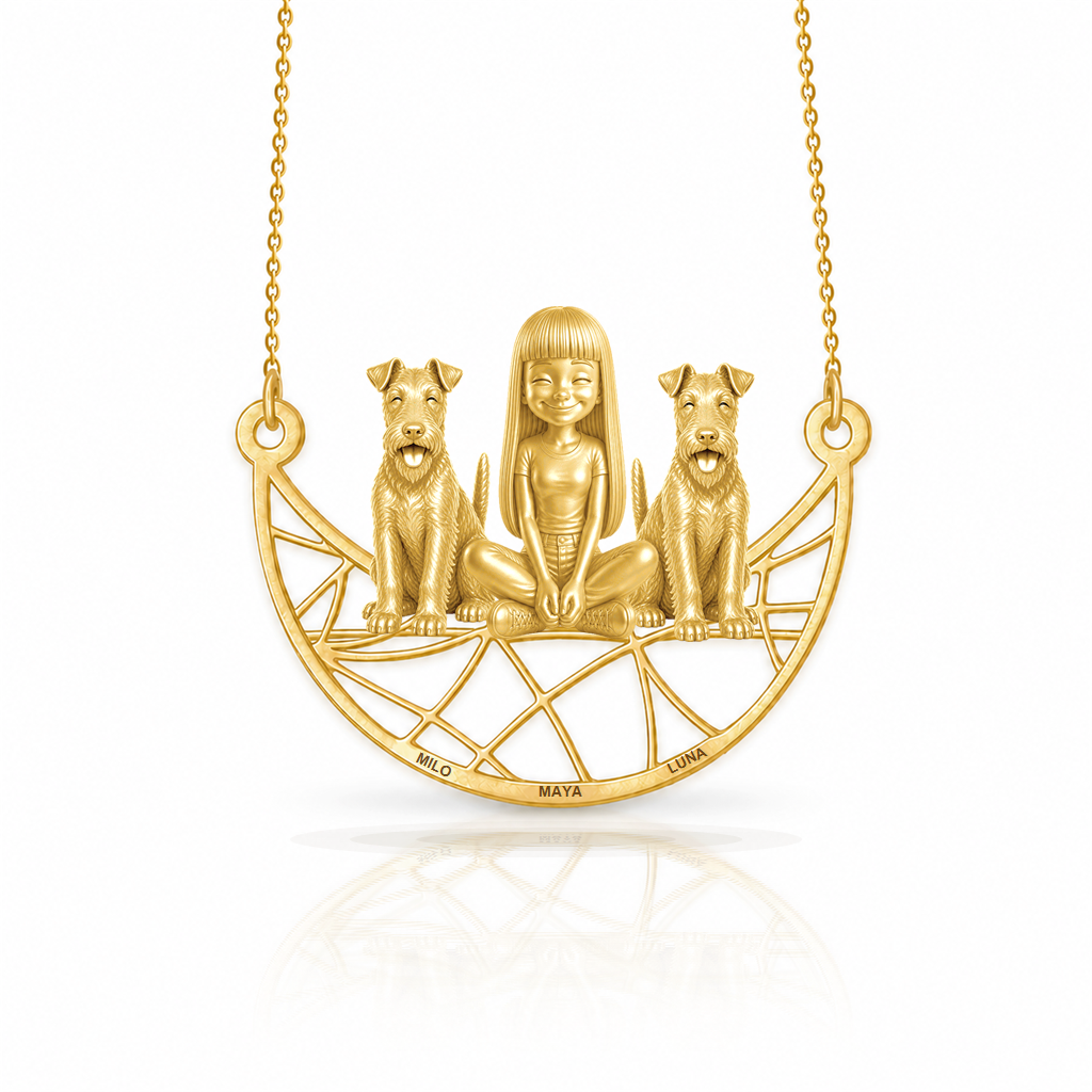 Fox Terrier - 18K Gold Vermeil - 1st