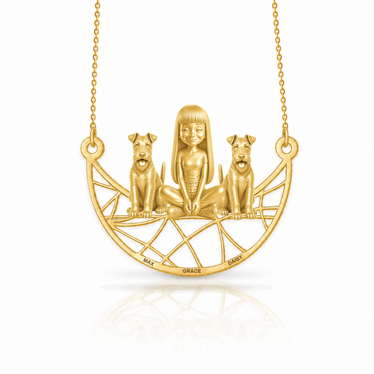 Soulyshine Fox Terrier personalized companion necklace