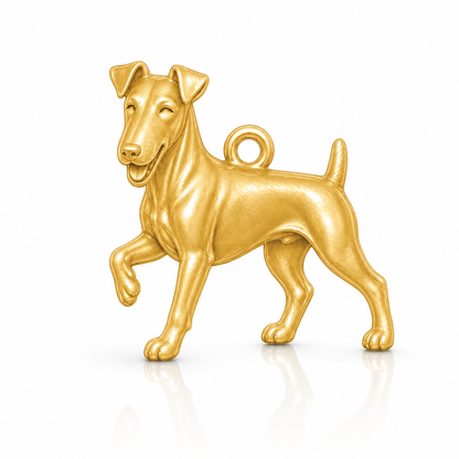 Soulyshine Fox Terrier Smooth Personalized Pet Companion Charm Only