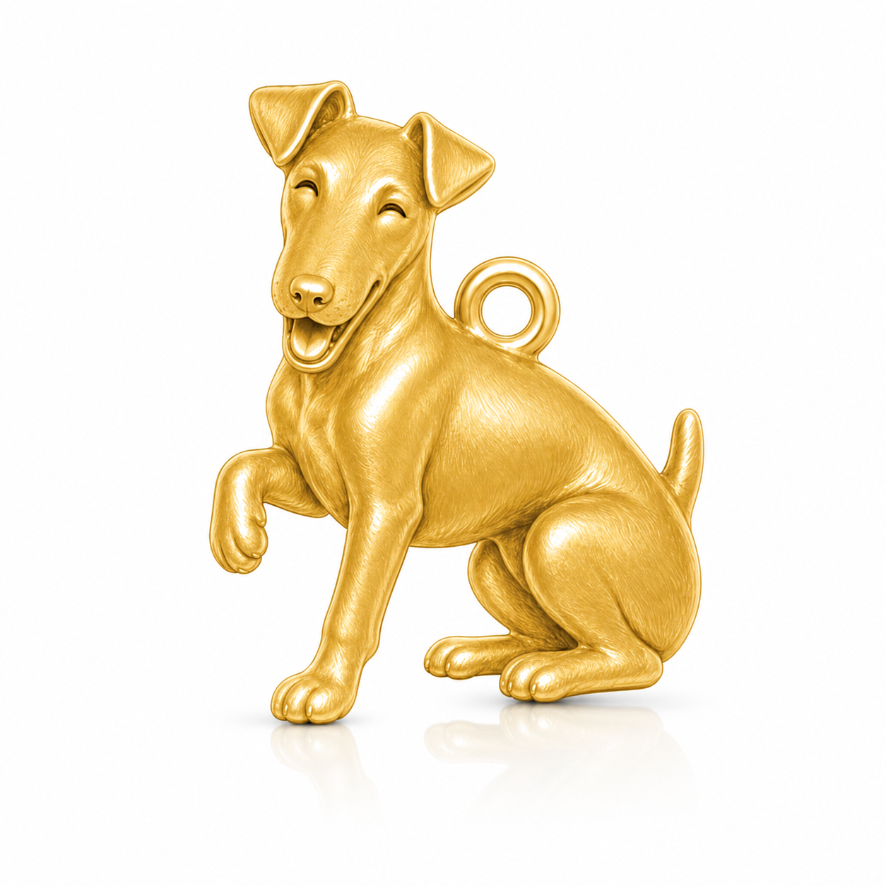 Soulyshine Fox Terrier Smooth Personalized Pet Companion Charm Only
