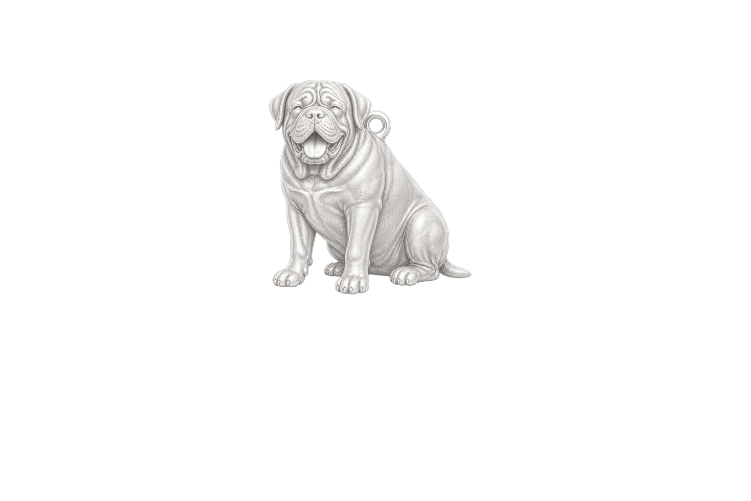 Soulyshine French Mastiff Little Love Charm Only - Image 1