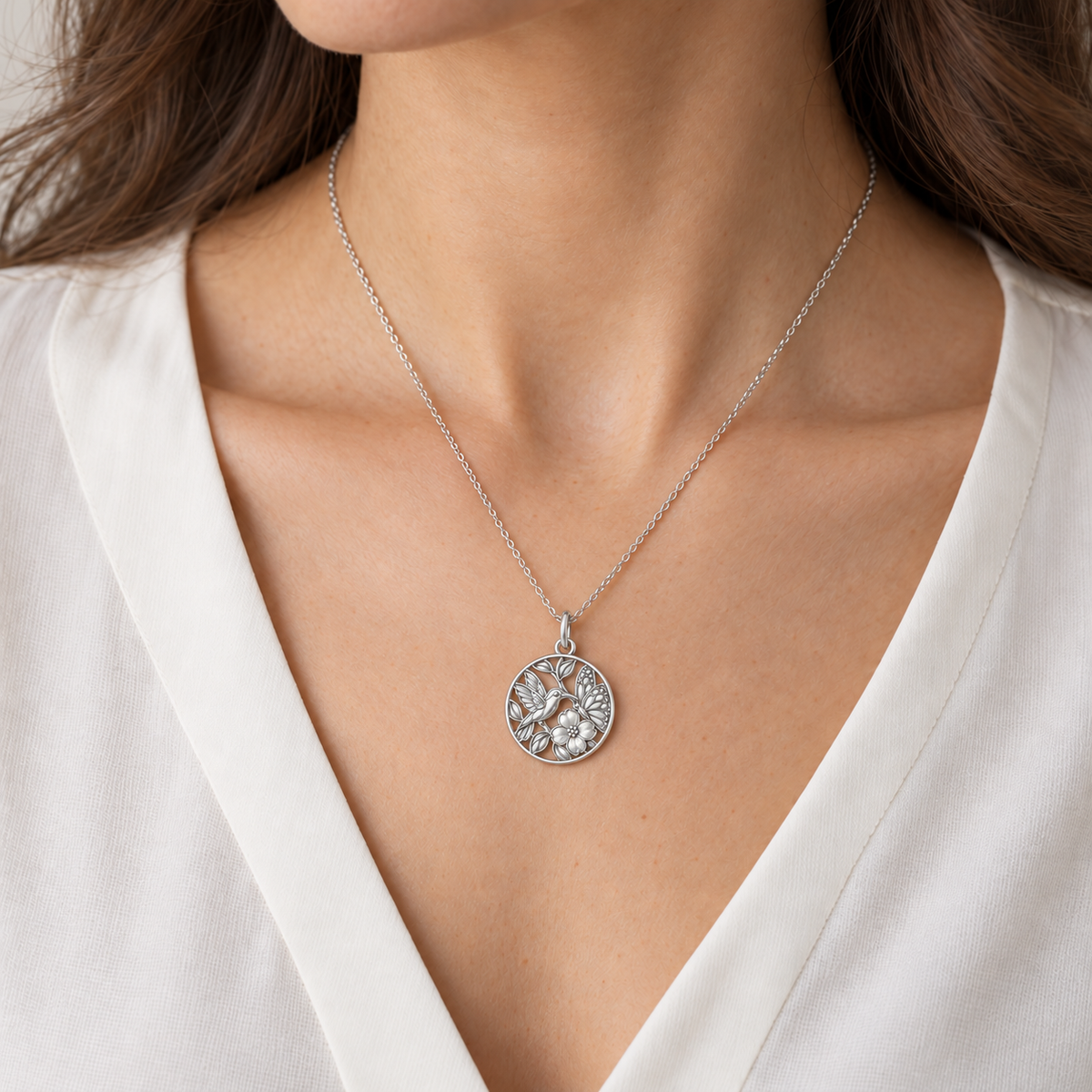 Garden Harmony Garden Medallion Charm and Polyester Cord Bracelet Set