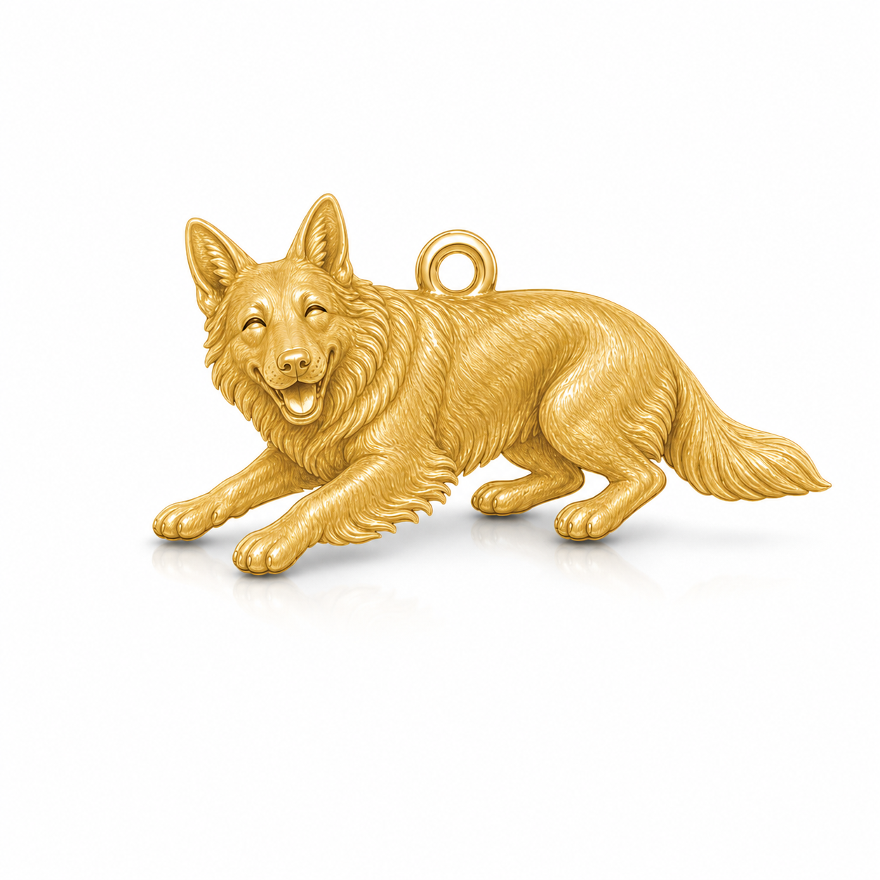 Soulyshine German Shepherd long coat Personalized Pet Companion Charm Only