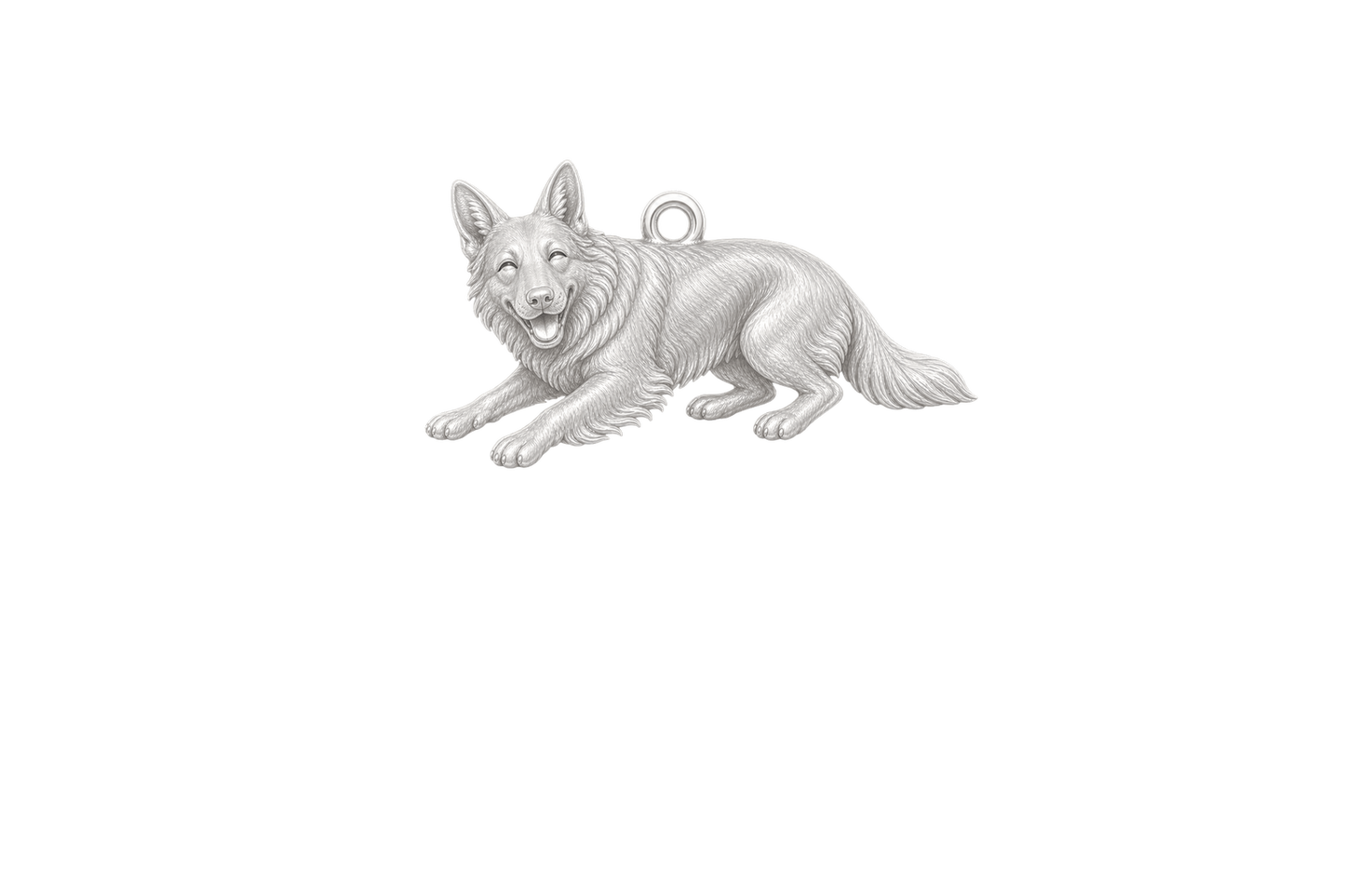 Soulyshine German Shepherd long coat Little Love Charm Only - Image 1