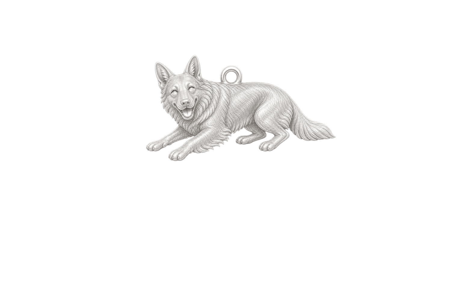 Soulyshine German Shepherd long coat Little Love Charm Only - Image 1