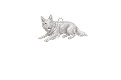 Soulyshine German Shepherd long coat Little Love Charm Only - Image 1