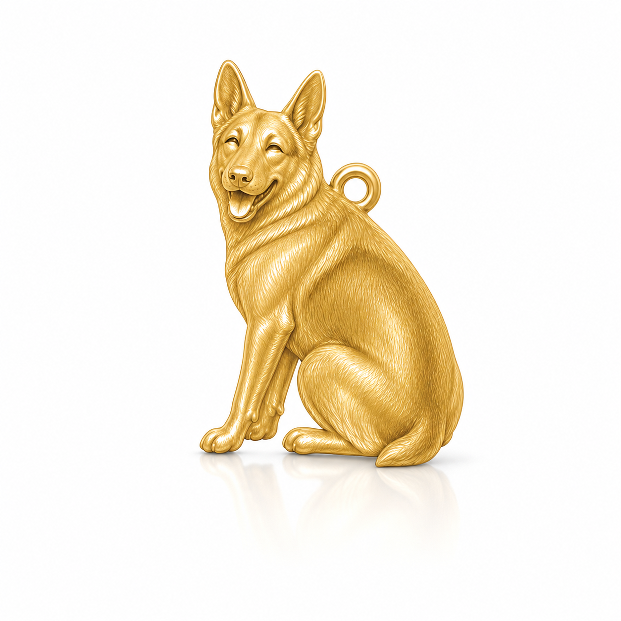 Soulyshine German Shepherd standard coat Personalized Pet Companion Charm Only