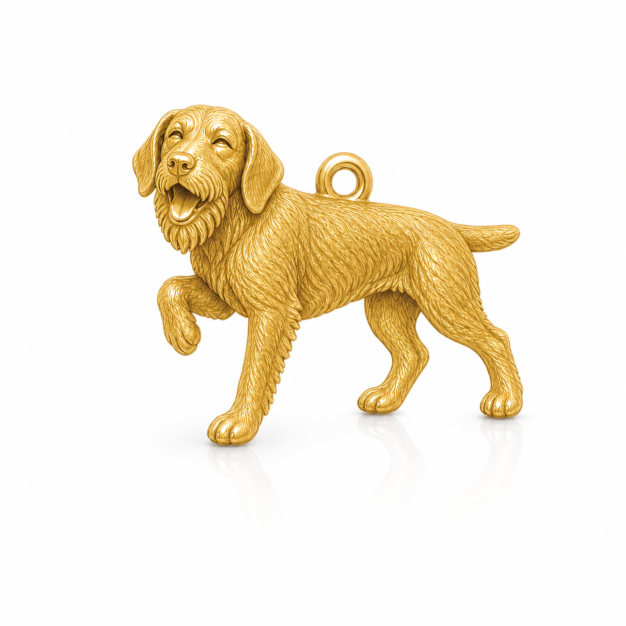 Soulyshine German Wirehaired Pointer Personalized Pet Companion Charm Only
