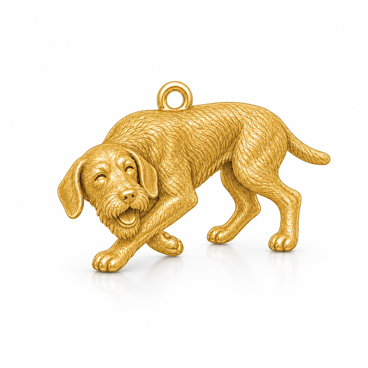 Soulyshine German Wirehaired Pointer Personalized Pet Companion Charm Only