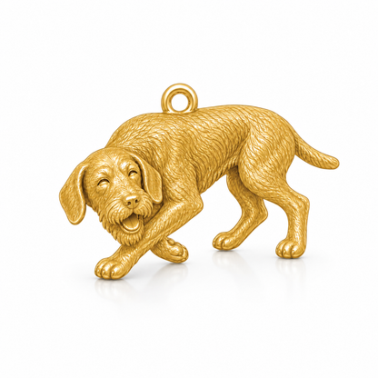 Soulyshine German Wirehaired Pointer Personalized Pet Companion Charm Only