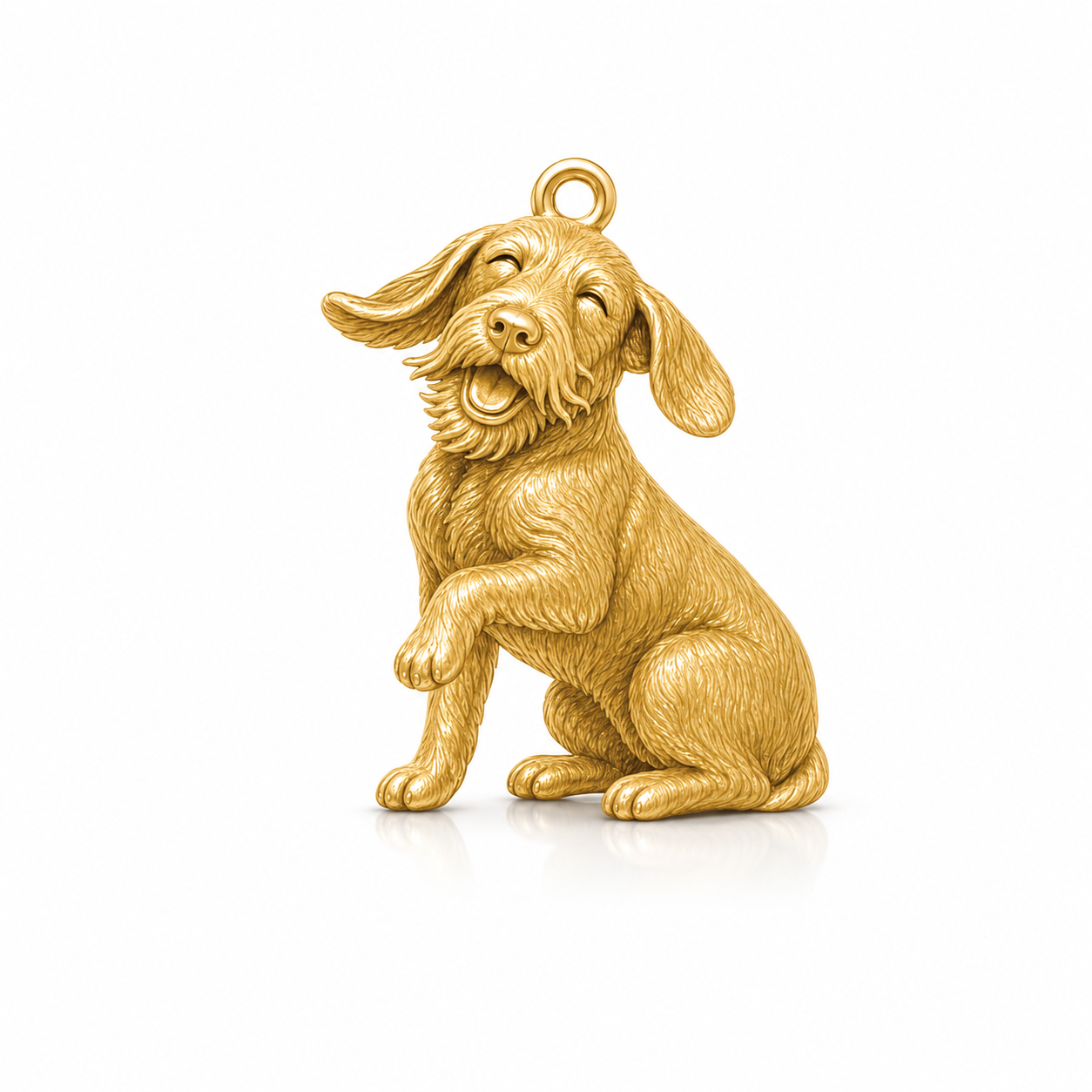 Soulyshine German Wirehaired Pointer Personalized Pet Companion Charm Only
