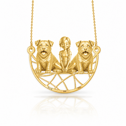 Soulyshine Glen of Imaal Terrier personalized companion necklace