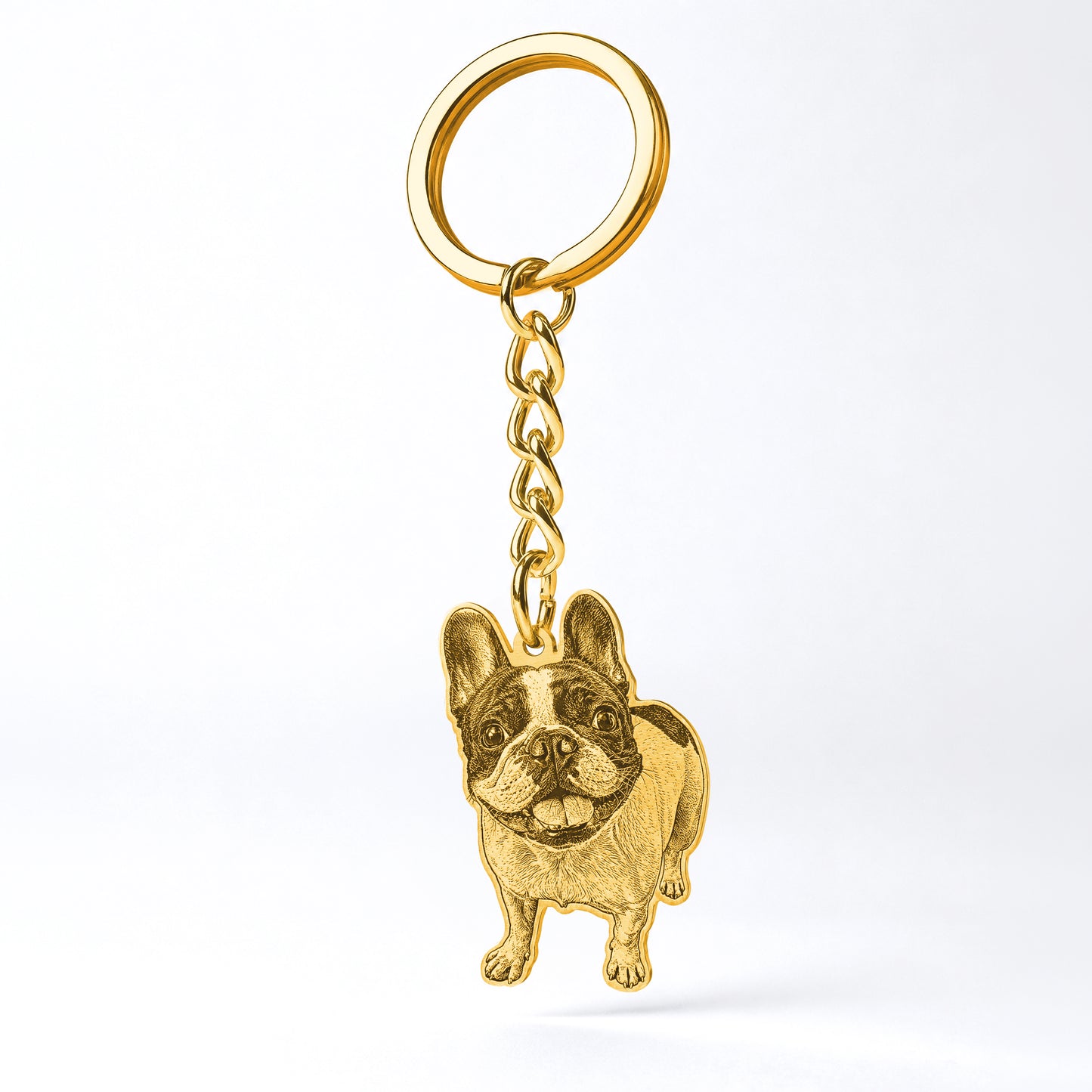 Soulyshine Precious Paw - Upload Pet Portrait Photo Shape Base Keychain