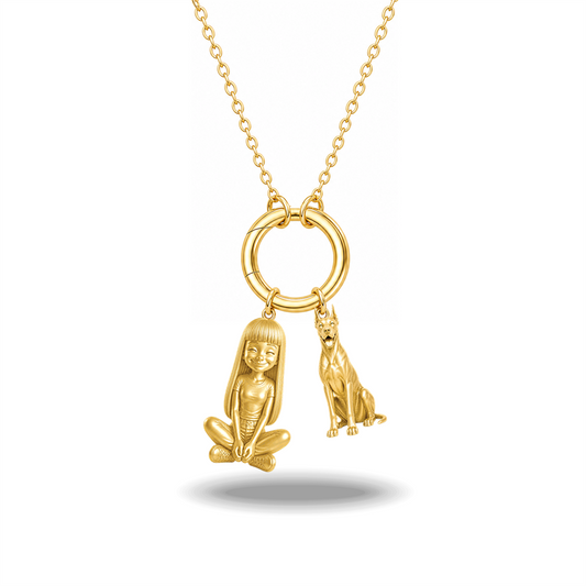 Great Dane cropped ears - 18K Gold Vermeil - 1st
