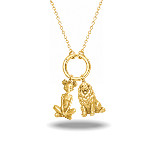 Great Pyrenees - 18K Gold Vermeil - 1st