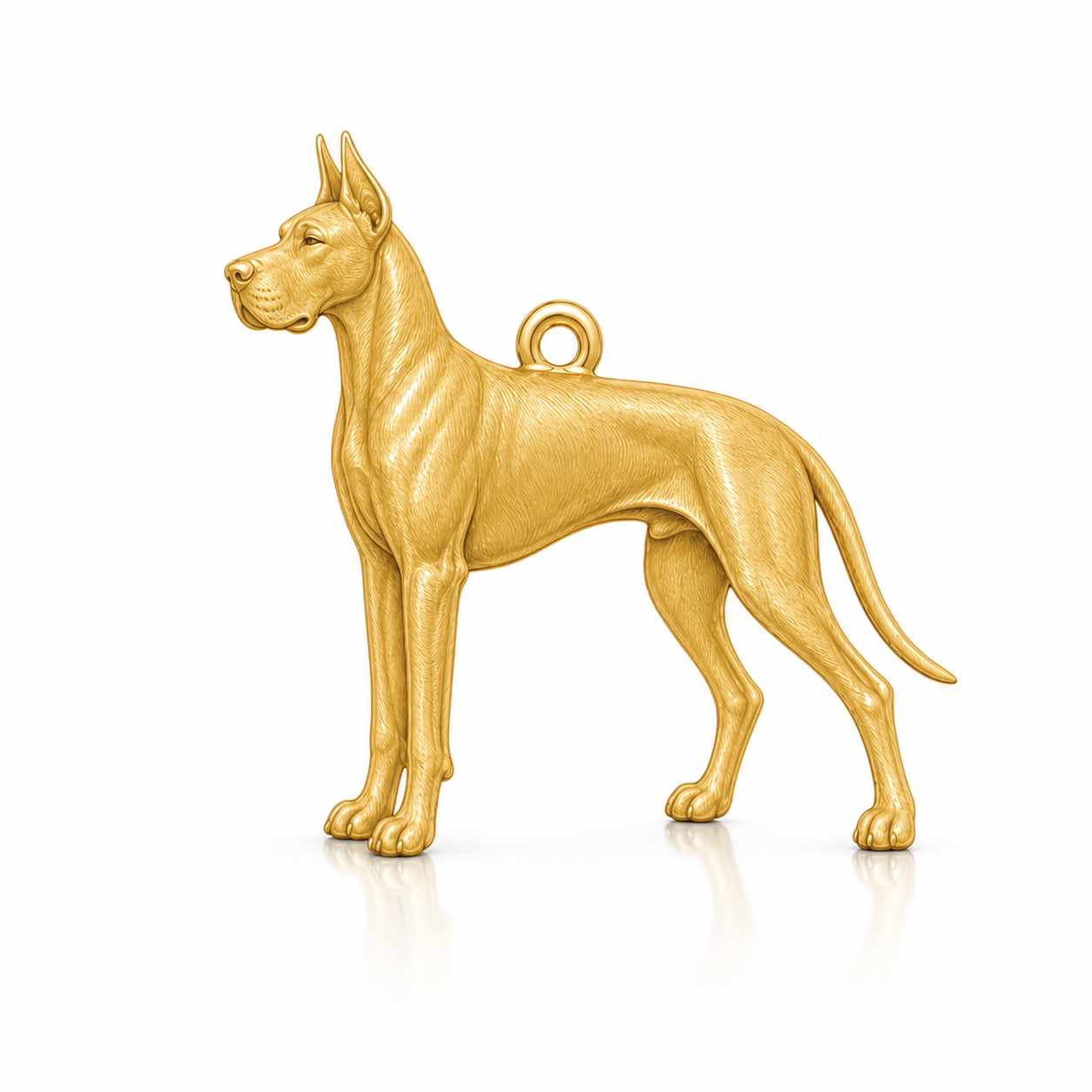 Soulyshine Great Dane cropped ears Personalized Pet Companion Charm Only