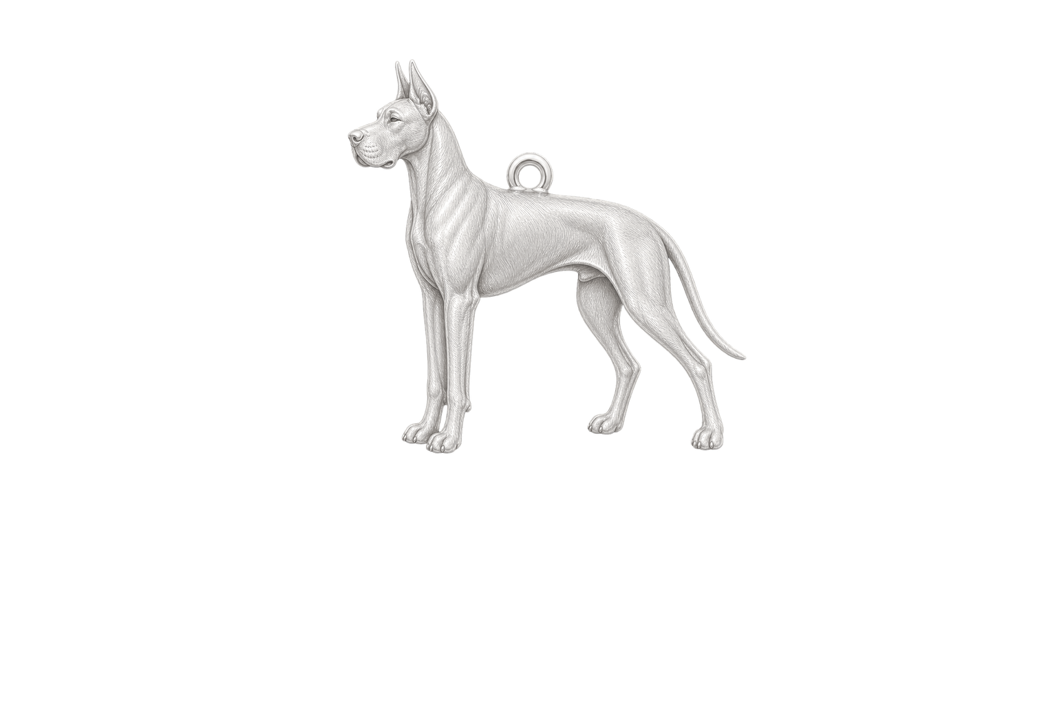 Soulyshine Great Dane cropped ears Little Love Charm Only - Image 1