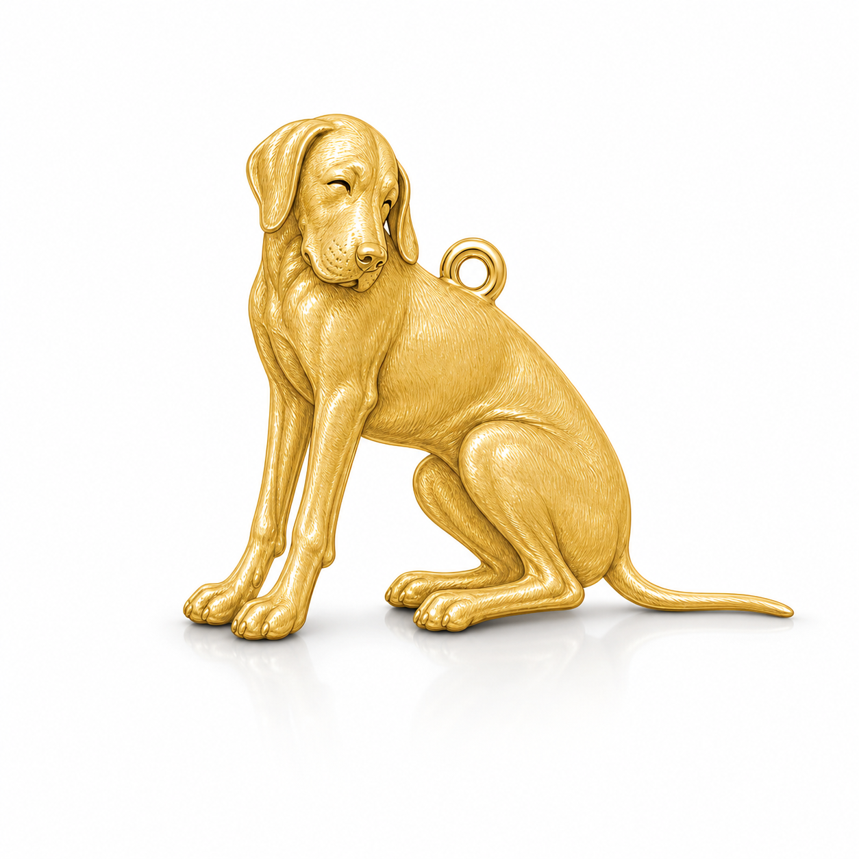 Soulyshine Great Dane natural ears Personalized Pet Companion Charm Only