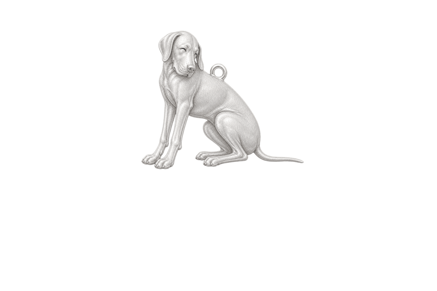Soulyshine Great Dane natural ears Little Love Charm Only - Image 1