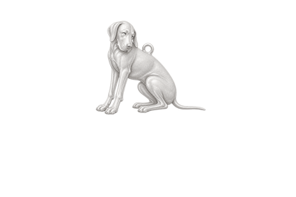 Soulyshine Great Dane natural ears Little Love Charm Only - Image 1
