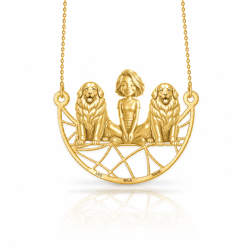 Great Pyrenees - 18K Gold Vermeil - 1st