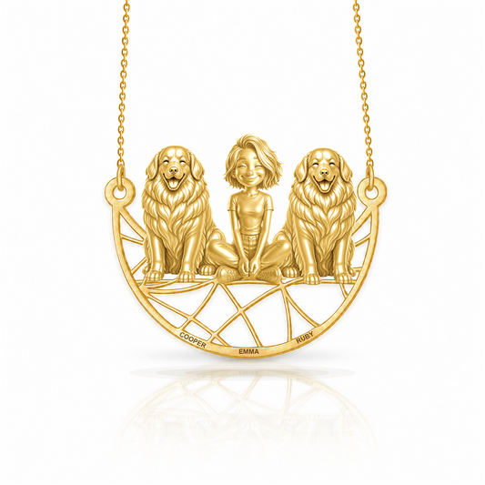 Soulyshine Great Pyrenees personalized companion necklace