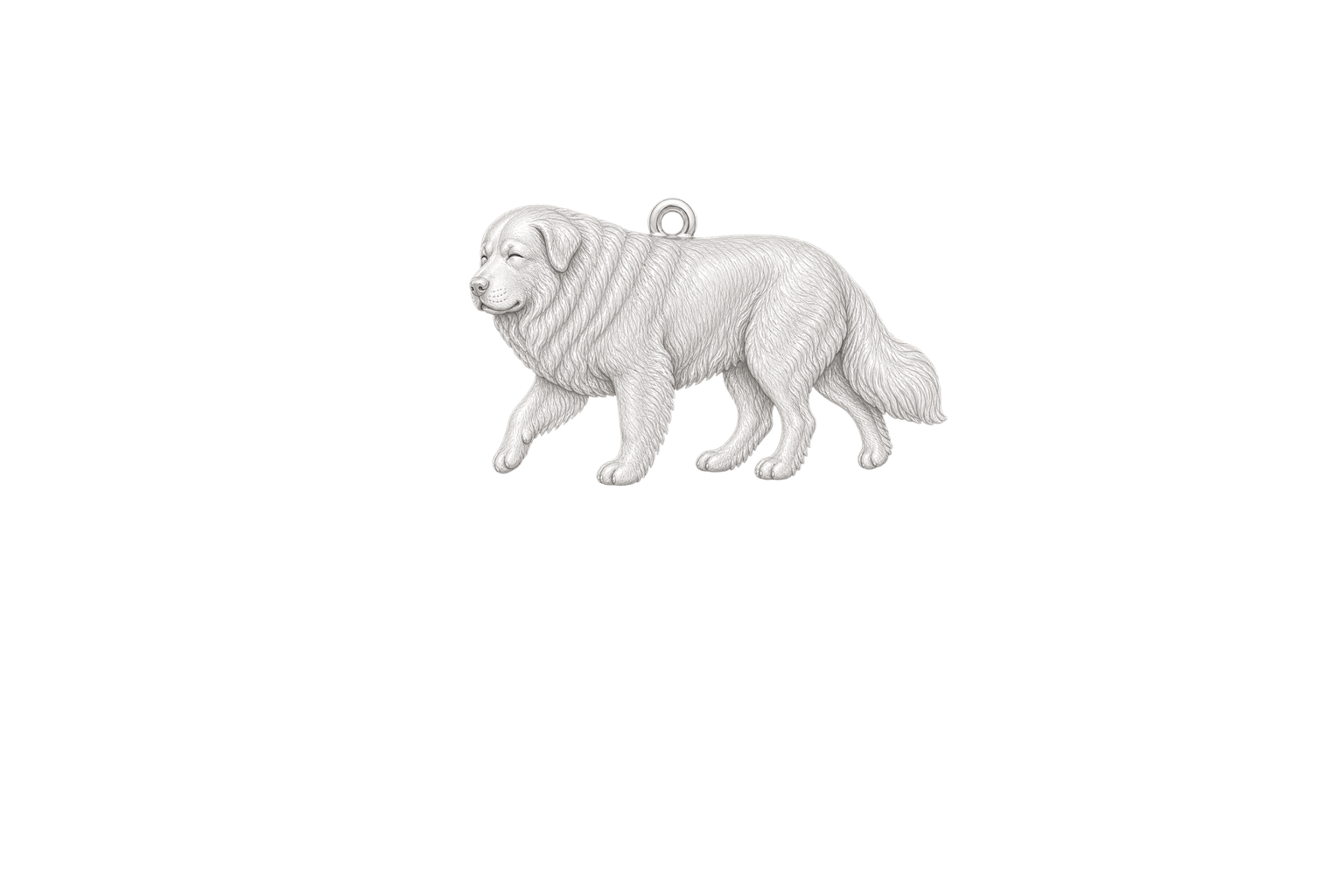 Soulyshine Great Pyrenees Little Love Charm Only - Image 1