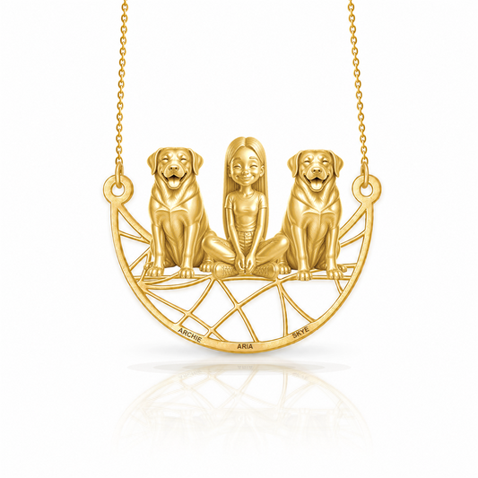 Soulyshine Greater Swiss Mountain Dog personalized companion necklace