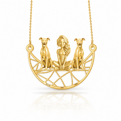 Greyhound - 18K Gold Vermeil - 1st