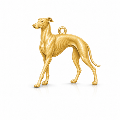 Soulyshine Greyhound Personalized Pet Companion Charm Only