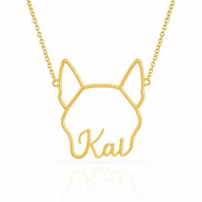 Soulyshine Husky - Siberian Starry Slumber Personalized Pet Heart Bracelet