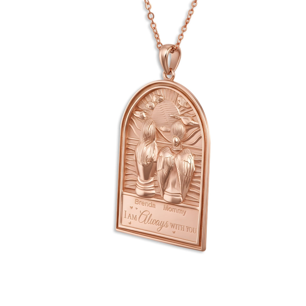 Soulyshine Personalized I Am Always With You - Handmade Necklace in Silver/14K Gold Vermeil