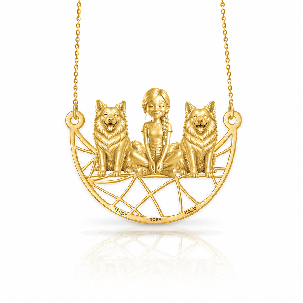 Icelandic Sheepdog - 18K Gold Vermeil - 1st