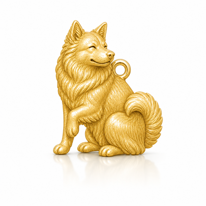 Soulyshine Icelandic Sheepdog Personalized Pet Companion Charm Only