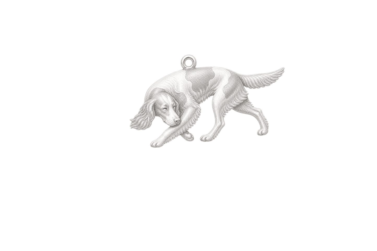 Soulyshine Irish Red and White Setter Little Love Charm Only - Image 1