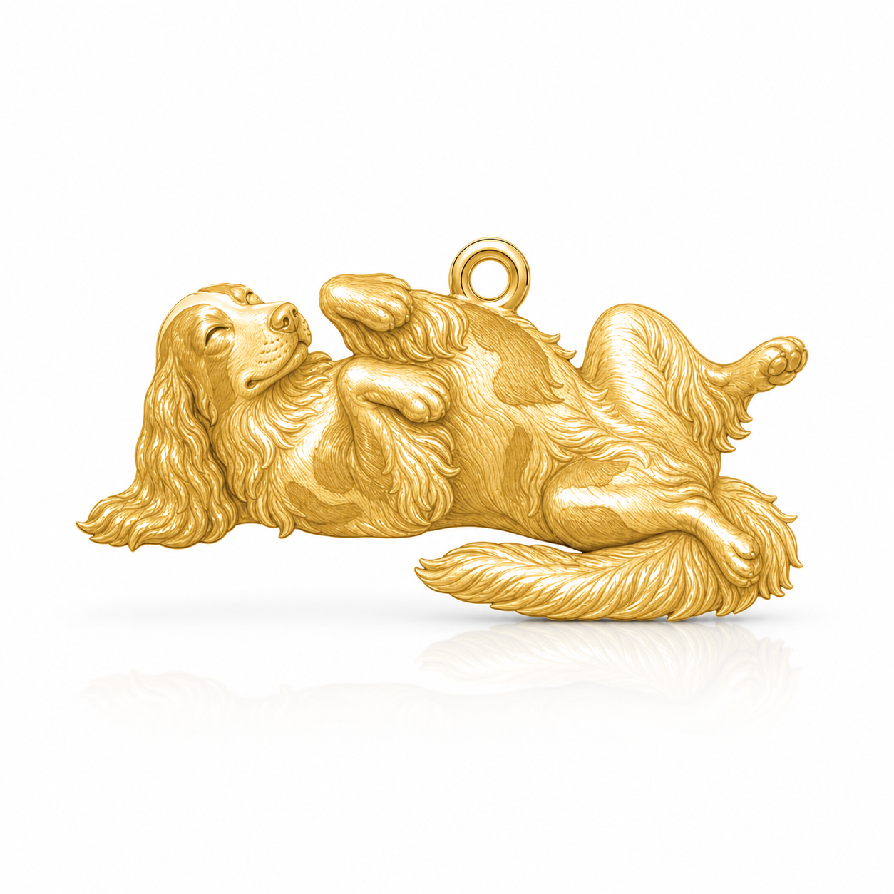 Soulyshine Irish Red and White Setter Personalized Pet Companion Charm Only