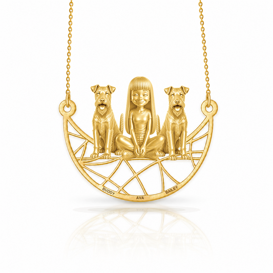 Soulyshine Irish Terrier personalized companion necklace