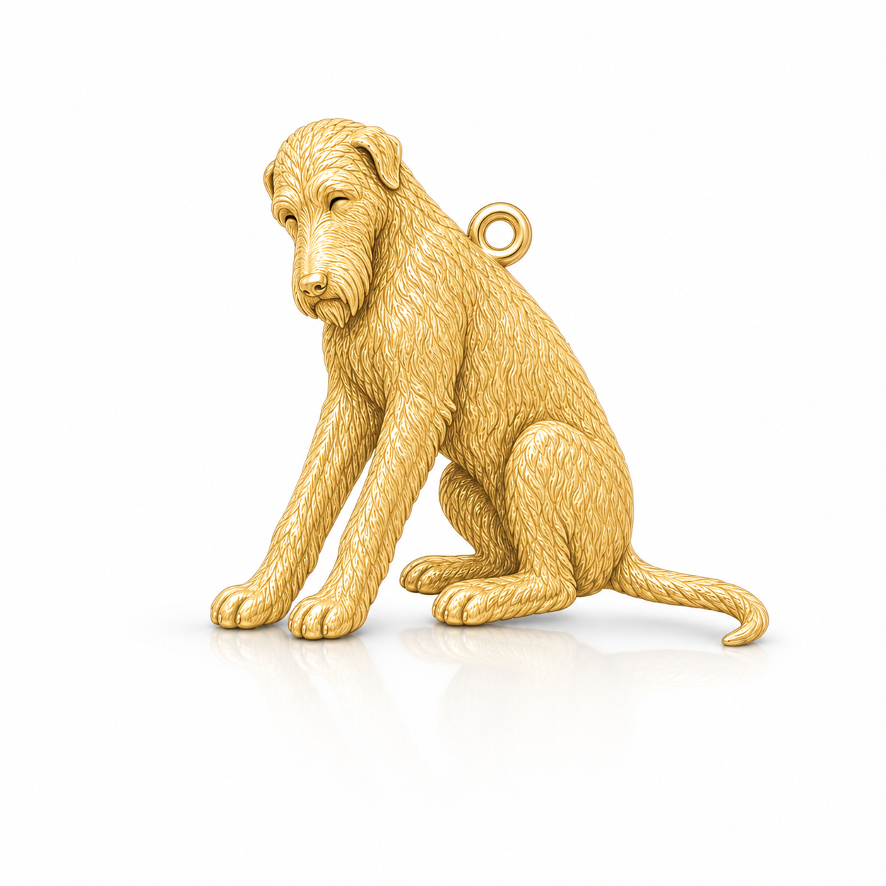 Soulyshine Irish Wolfhound Personalized Pet Companion Charm Only