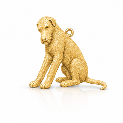 Soulyshine Irish Wolfhound Personalized Pet Companion Charm Only