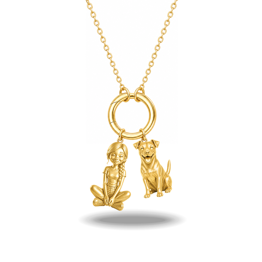 Jack Russell Terrier - 18K Gold Vermeil - 1st