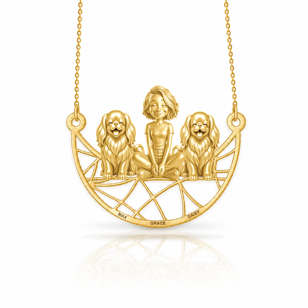 Japanese Chin - 18K Gold Vermeil - 1st