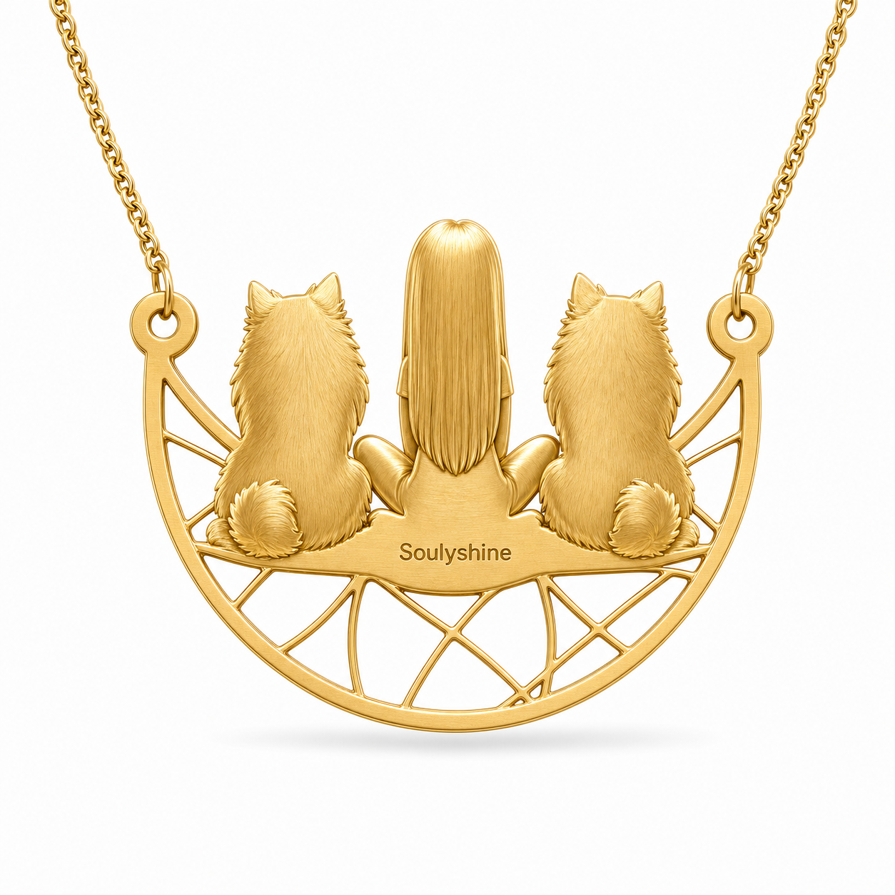 Keeshond - 18K Gold Vermeil - 2nd