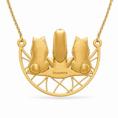 Keeshond - 18K Gold Vermeil - 2nd