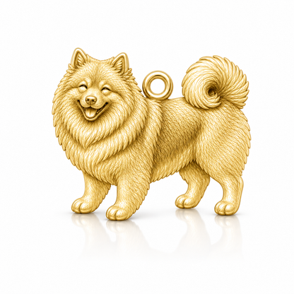 Soulyshine Keeshond Personalized Pet Companion Charm Only