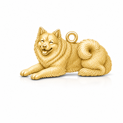 Soulyshine Keeshond Personalized Pet Companion Charm Only