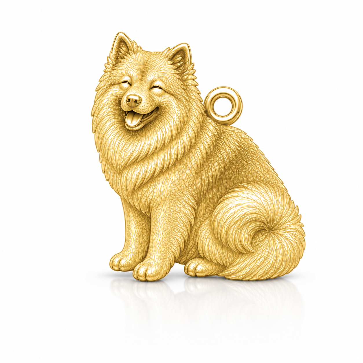 Soulyshine Keeshond Personalized Pet Companion Charm Only