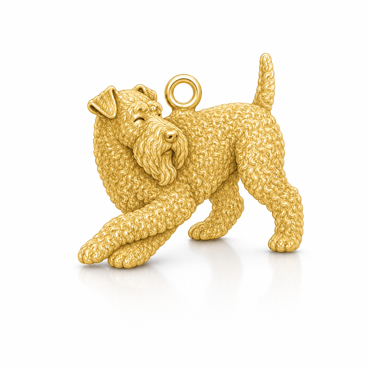 Soulyshine Kerry Blue Terrier Personalized Pet Companion Charm Only