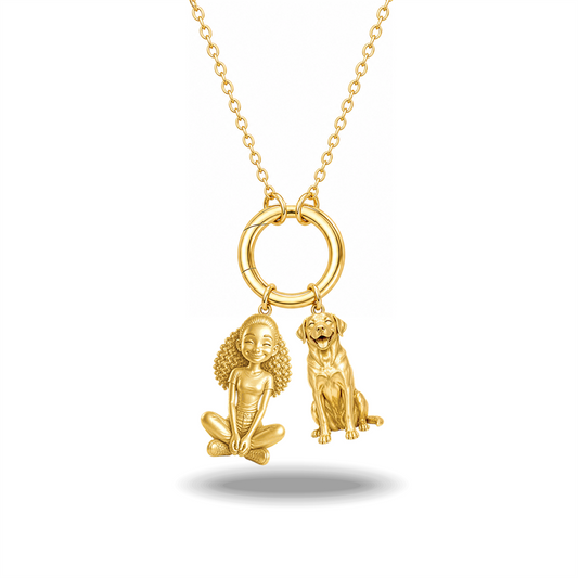 Labrador Retriever - 18K Gold Vermeil - 1st